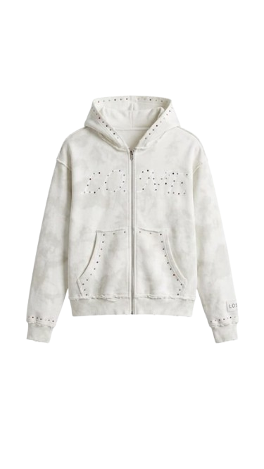 white hoodie